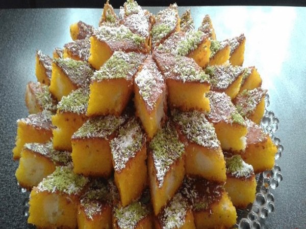 طرز تهیه کیک شربتی یا باقلوا,طرز تهیه کیک شربتی هانی شف,طرز تهیه کیک شربتی با قابلمه کیک شربتی, طرز تهیه کیک شربتی خوشمزه, کیک شربتی با ماست