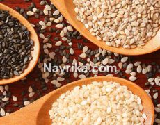 کنجد: خواص، مضرات و طبع / کنجد و کنجد سیاه به انگلیسی / ارده و روغن کنجد برای مو