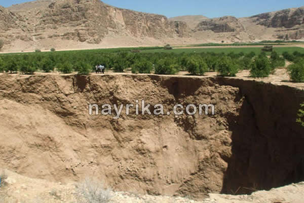 فرونشست تهران به سمت لایه پایینی کرج فرونشست تهران به سمت لایه پایینی کرج