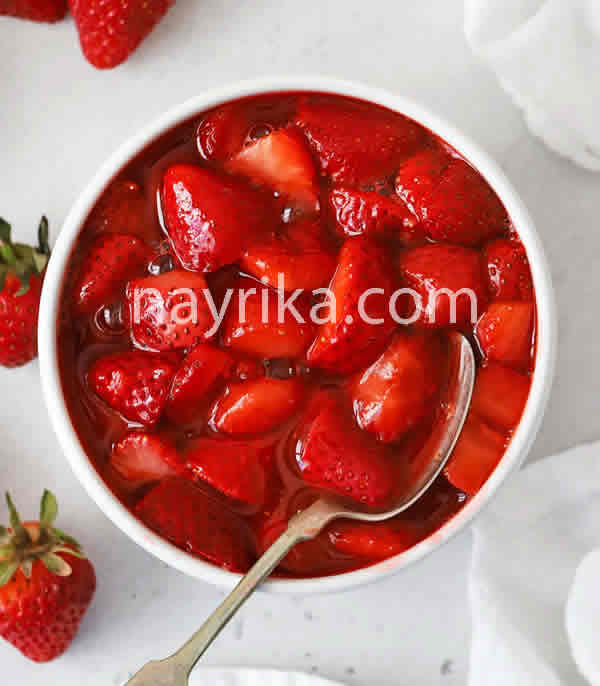 مربای توت فرنگی طرز تهیه مربای توت فرنگی, طرز تهیه مربای توت فرنگی خرد شده, میزان شکر برای مربای توت فرنگی