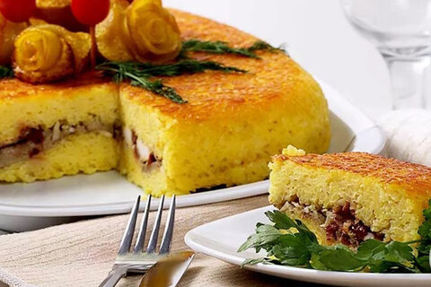 طرز تهیه ته چین بادمجان مجلسی / ته ‌چین بادمجان با گوشت و مرغ یا بدون گوشت