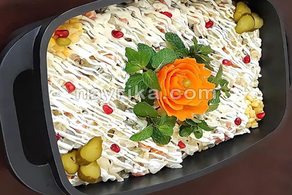سالاد ماکارونی مجلسی با دستور سس مخصوص / مواد لازم و طرز تهیه سالاد ماکارونی مجلسی با دستور سس مخصوص / مواد لازم و طرز تهیه