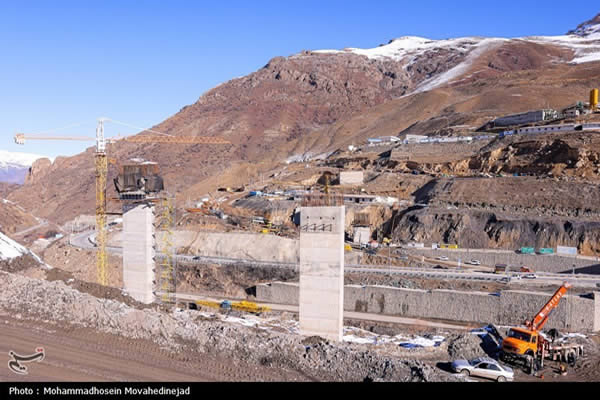 ساخت قطعه اول منطقه ۳ آزادراه تهران-شمال
